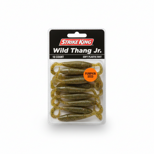Strike King Wild Thang Jr 10ct Pumpkin Seed