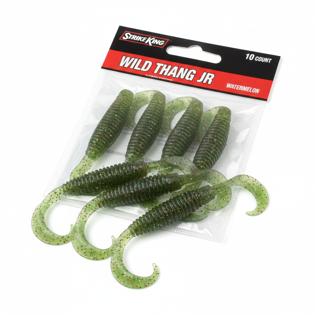 Strike King Wild Thang Jr 10ct Watermelon