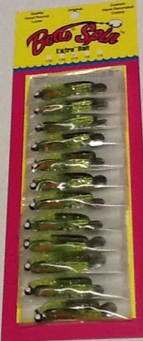 Betts Spin 1/8 Chartreuse Craw Glitter 12/cd
