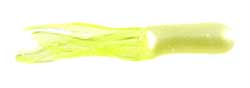 Big Bite Crappie Tubes 1.5" 10ct Pearl/Chartreuse