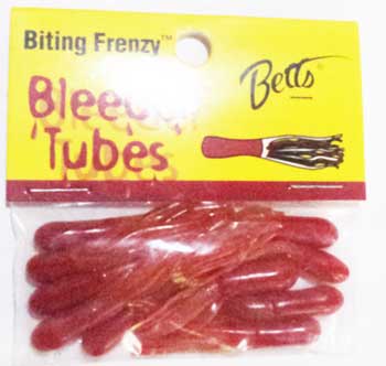 Betts Bleeder Tubes 1.5" 10ct Red/Chartreuse/Red
