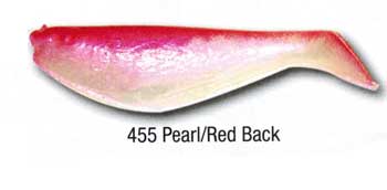 Luckie Strike Shad Minnow MC 5" 10ct Pearl/Red Back