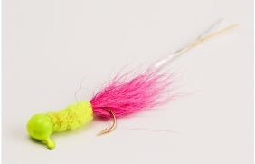 Slater Electric Chicken Jig 1/16 Chart/Pink/Pink #4 Hook 3pk