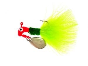 Blakemore Road Runner Maribou 1/8 Red/Green/Chartreuse