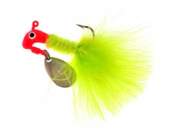 Blakemore Road Runner Maribou 1/16 Red/Chartreuse 2pk