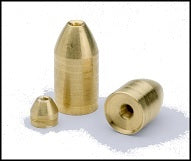 Bullet Weight Brass Worm Weight 2ct 3/4