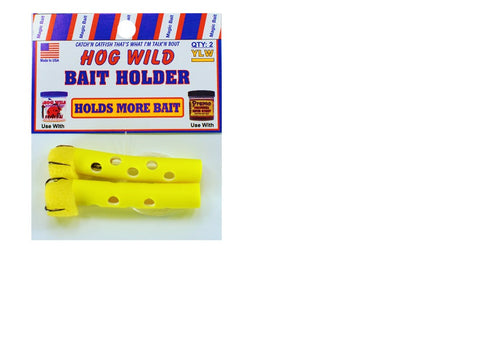 Magic Bait Bait Holder Tubes Yellow 2ct