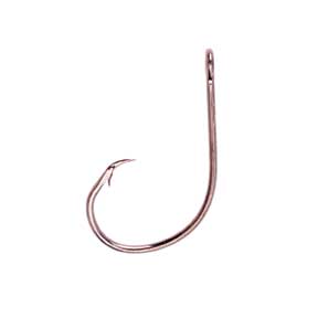 Eagle Claw Circle Bait Black Nickle Hook 6ct Size 4/0