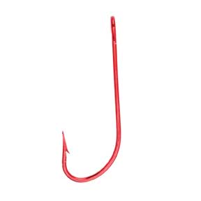 Eagle Claw Trailer Hook w/tube Red 6ct Size 4/0
