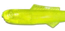 Big Bite Minnow Split Tail 2.5" 10ct Chartreuse
