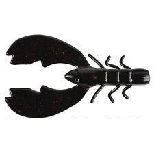 Berkley Chigger Craw 3" Black/Red/Fleck 10ct