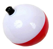 HT Plastic Float Round Red/White 48ct 1 1/2"