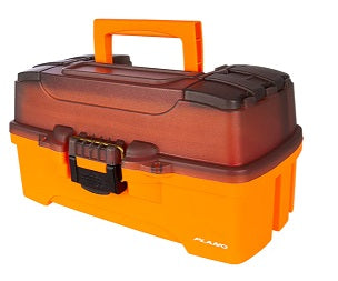 Plano 1-Tray Tackle Box Bright Trans Smoke/Orange