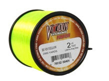 Vicious Panfish Line 1/4lb Spool Yellow 4lb